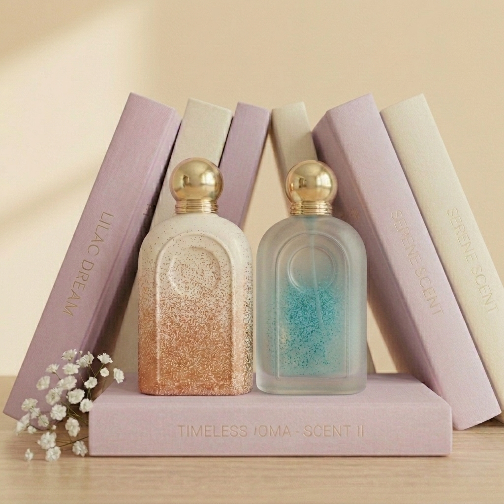 Anding Flat Premium Refillable Spray Luxury Empty Glass 100ml Custom Perfume Bottle Manufacturer