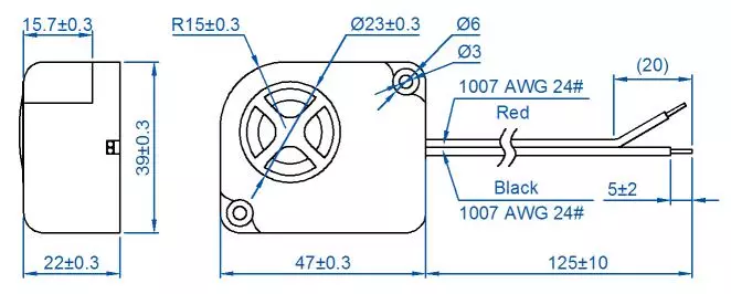 Высокий ЗУММЕР DC сирены 12V пожарной сигнализации сирены полиции зуммера сирены 24V DB piezo
