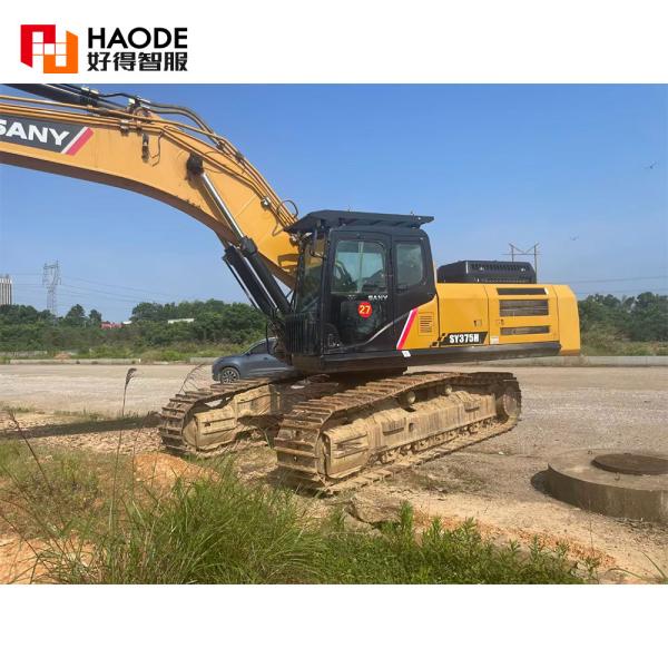 Оригинальный 38-тонный экскаватор Sany 375H с двигателем Cummins и 8001-10000 рабочих часов