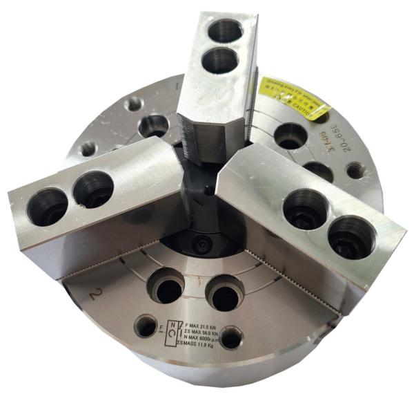 Hydraulique 3 mâchoires Puissance solide Chuck 3P Structure solide