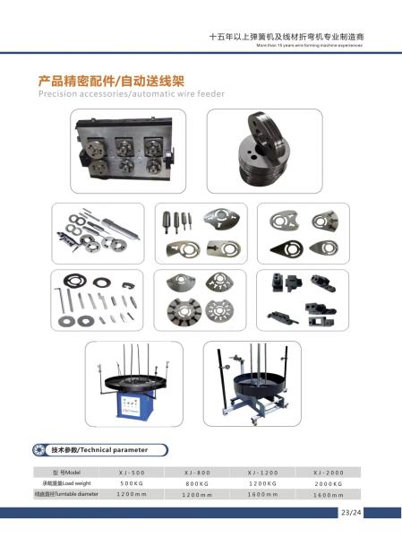 Professional Spring Machine Cutting Forming Bending Tools For Springs
