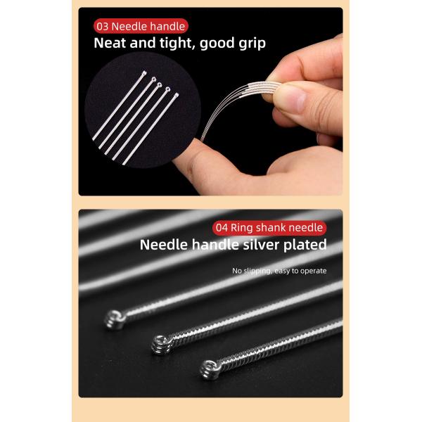 Different Sizes Massage Odm Disposable Acupuncture Needles Silver Plating Sterile