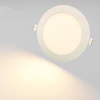 18w LED Round Panel Light With 3000K-6000K, 0-10V Dim, Flicker Free High CRI 90 Or 95
