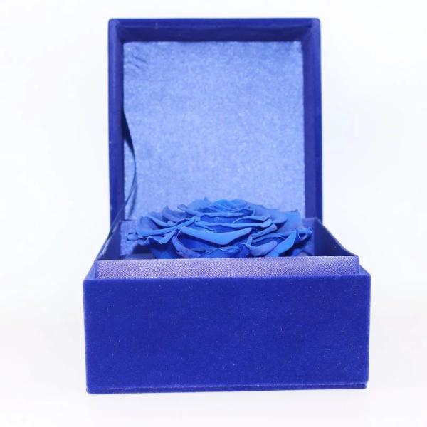 Ecuador Eternal rose luxury gift 10cm preserved rose in Velvet box  preserved rose