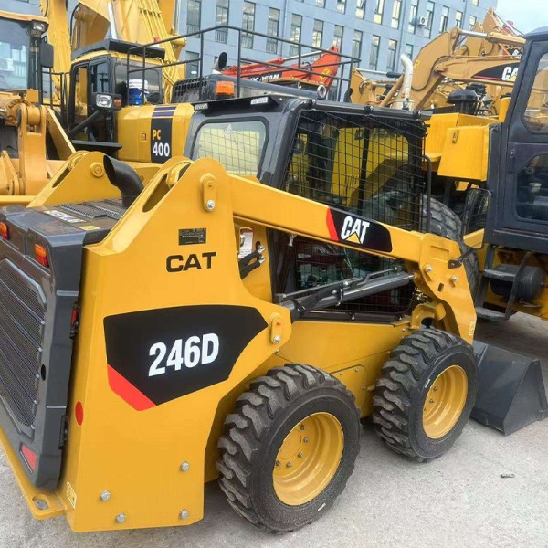 High Performance Used  Wheel Loaders 246D Second Hand Earth Moving Machinery