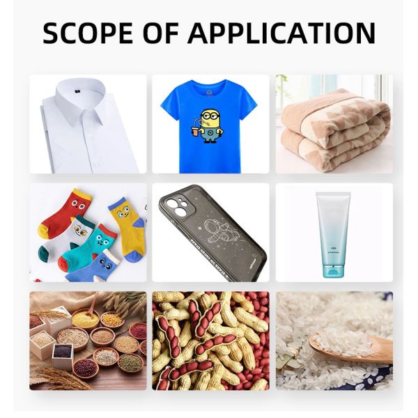 Reclosable Waterproof CPE Zipper Bag Plastic Storage Pouch For Cosmetic Electronic Accessories Packaging