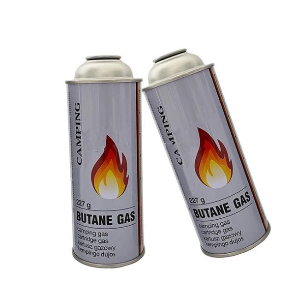 Com segurança lata recarregável do butano do gás dos cartuchos 227g de Gasone do combustível do butano