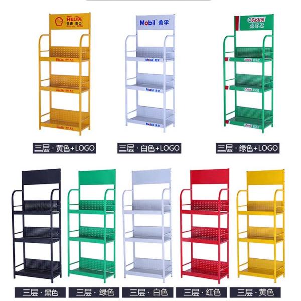 Displaying Wiper Display Rack Heavy Duty Free Standing Showcase for Engine Oil Display