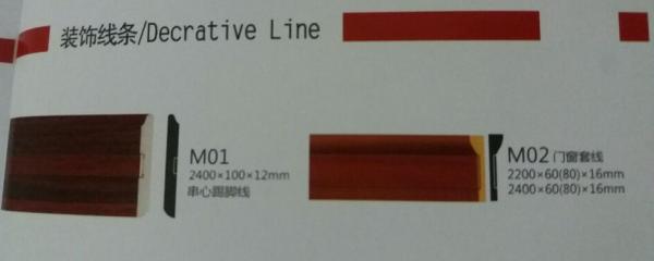 decorative lines / moldings for windows and walls
