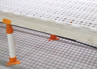 Grelha automática Mesh Poultry Slat Flooring de raspagem ripado