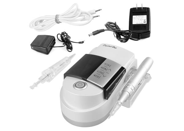 Machine permanente en aluminium argentée de sourcil d'affichage à cristaux liquides de kit de tatouage de maquillage de POP