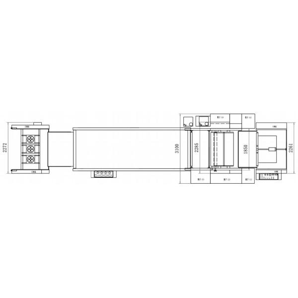 УЛЬТРАФИОЛЕТОВАЯ лакировочная машина пятна 6200PCS/H застекляя 1090x1440mm
