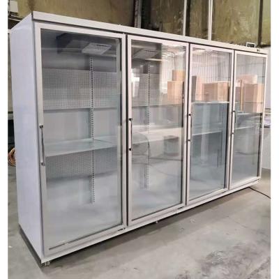 Four Doors 5 Tier Custom Commercial Refrigerator For Fruit