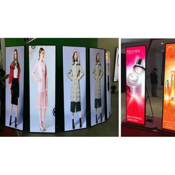 Support d'intérieur P1.86 32 de plancher d'affiche futée de LED Digital 49 55 pouces