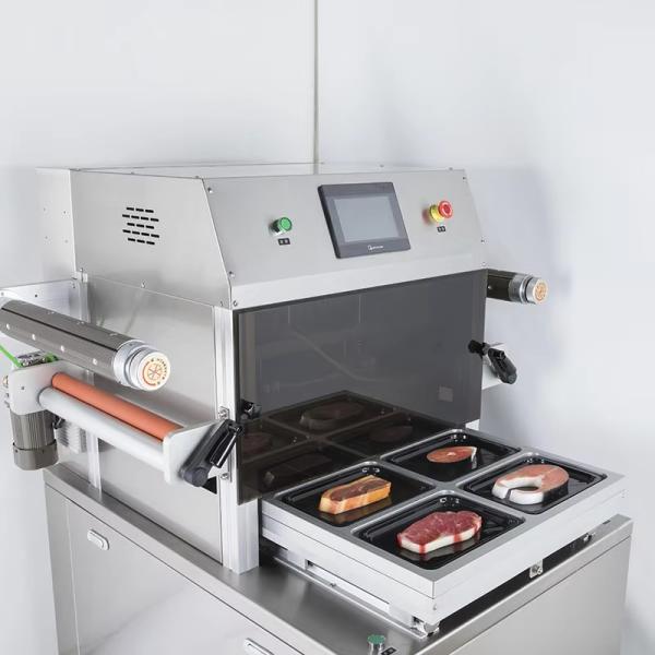 Intelligent Portable Vacuum Skin Plastic Food Container Sealer Ready Meals Frozen Food Coffee Bean Packing Machine