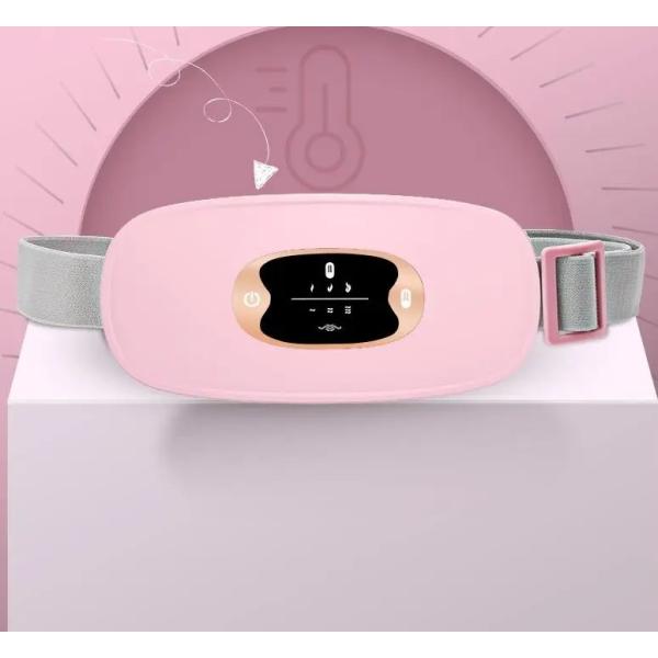 Cramp Pain Relief Smart Menstrual Heating Pad with Rechargeable Model and Massage Belt