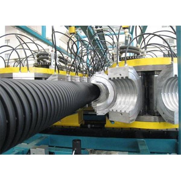 Линия КЭ ИСО9001 штранг-прессования трубы ПЭ высокой эффективности рифленая пластиковая