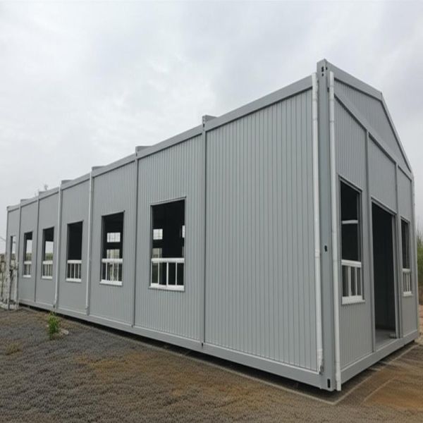 Customizable Q345B/Q355B Prefabricated Steel Buildings, Modular House Factory