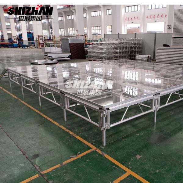 Алюминиевый регулируемый портативный акриловый на открытом воздухе этап музыки 4x4