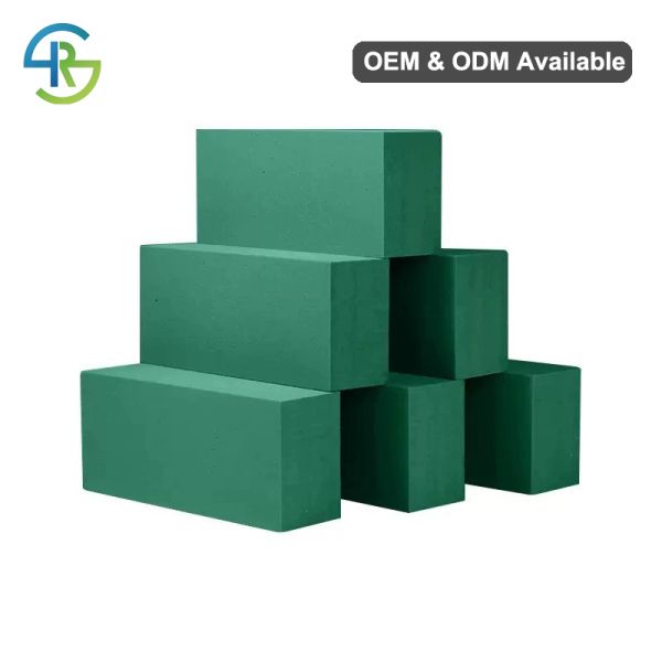 Green Wet Floral Foam Blocks 20kg/M3-30kg/M3 Flower Wet Foam Bricks High Absorption