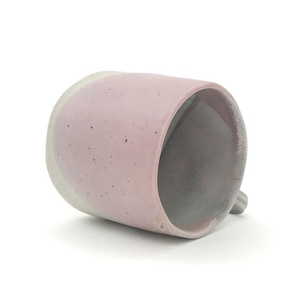 Керамическая розовая и белая кружка 3D Керамическая кружка для кофе и молока с 3D-реактивной глазурой