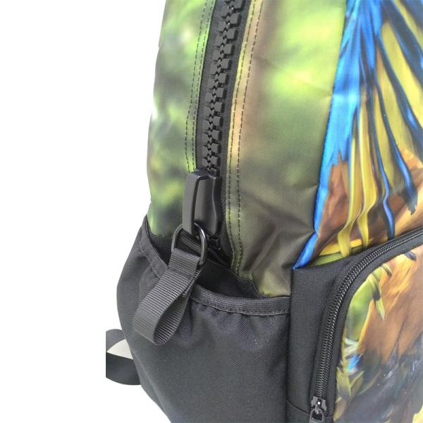 3D animal print pattern 17 inch backpack student personality fashion trend creative backpack