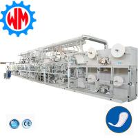 1200 PCS/Min Ligne de production de serviettes sanitaires avec système d'emballage