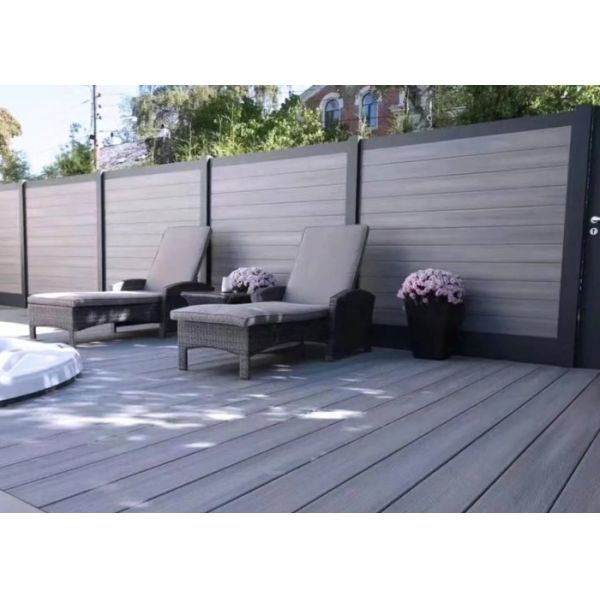 Coextrusion WPC Fence Termite Proof 100x20mm WPC Composite Fencing