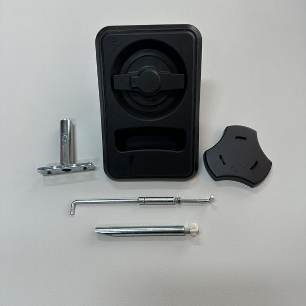 Used and Long Lasting 6105-00040 Rectangular Passenger Door Lock for Higer Bus