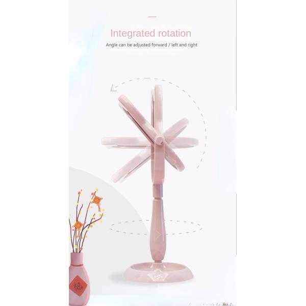 Модный дизайн Пластиковое и стеклянное зеркало Стоящее настольное макияж зеркало для путешествий