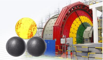 Large Diameter Forged Steel Balls For SAG Mills Low Breakage Rate