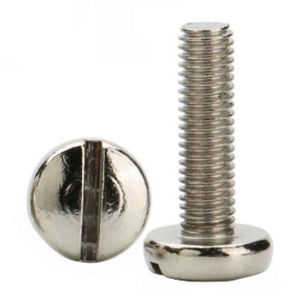 DIN85 Slotted Pan Head Machine Screw / Carbon Steel Pan Head Screw M8x30 Size