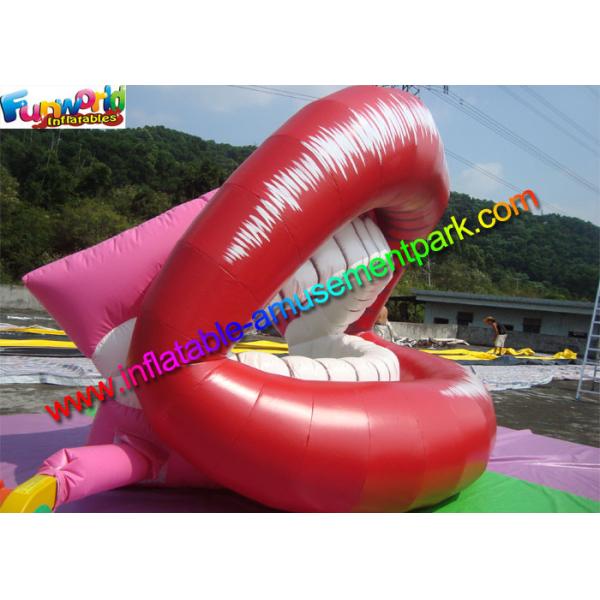 Красное популярное раздувное промотирование зубов губ дам знаков рекламы