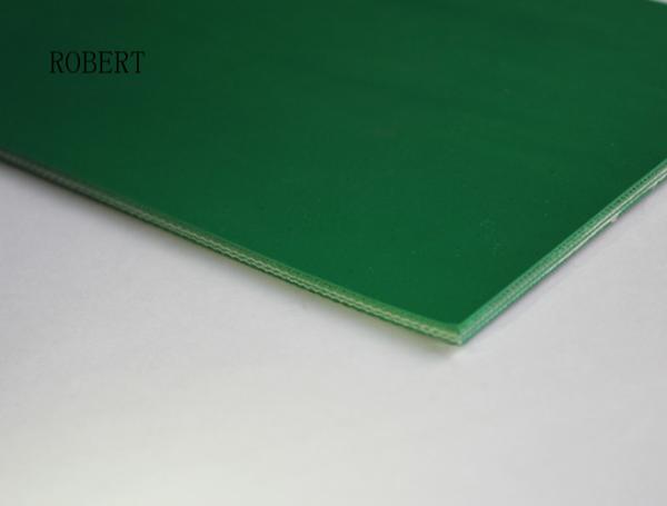 Heat Resistant PVC Nylon Conveyor Belts Anti Abrasion Glossy Finishing