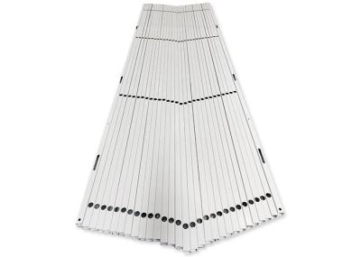 High Safety White Aluminium Uprights Easy Installation Long Natural Life