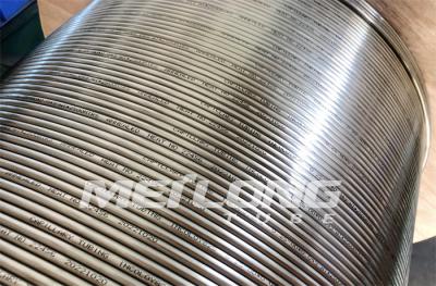 Incoloy 825 Stainless Steel Capillary Tube Chemical Injection High Pressure Capillary Tubing