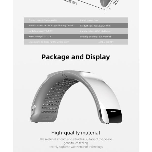 Salón de belleza PDT Máquina LED PDT de espectro múltiple Dispositivo de terapia de luz para el rejuvenecimiento de la piel