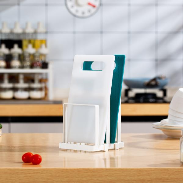 Sustainable Kitchen Cutting Board Rack Holder Multi-Size Cutting Board Organizer