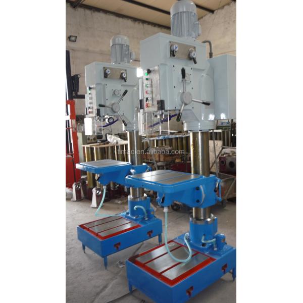 860 KG Geared Head Pedestal Drills Vertical Drilling Machine Z5050A Bule and White