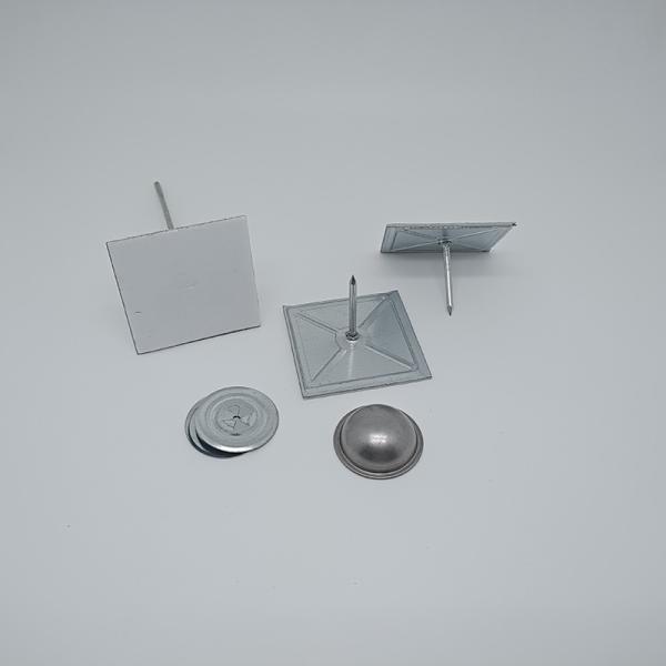 Factory Ventilation Duct Self Adhesive Insulation Stick Pins 0.3mm-0.5mm For HVAC System
