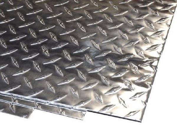 6061 T6 Aluminium Chequered Plate Nice Appearance For Anti Skid Floor