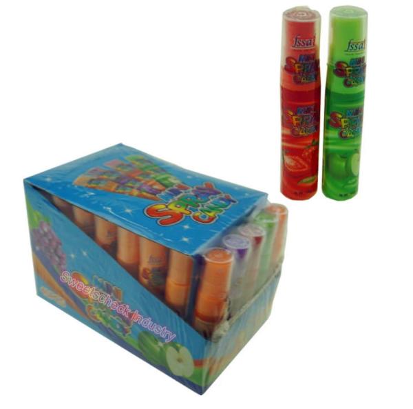 Mini Liquid Spray Candy Sour Sweet Fruit Flavor Funny Toy Candy Multi Color