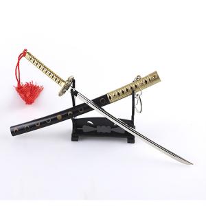 Touken Ranbu Mikazuki Munechika Anime Sword Keychains Mini Katana