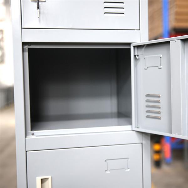 German Metal Lockers With Six Doors Commercial Gym Lockers
