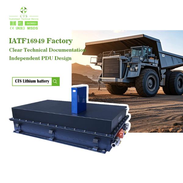 CTS 307V–768V High Voltage LiFePO4 Battery System 60–200kWh Lithium Battery Pack for Electric Tractor Road Roller Mining Truck Construction Machinery