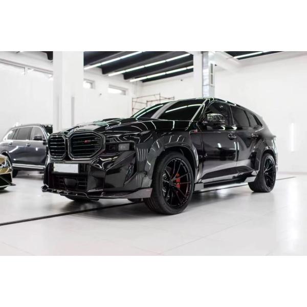 For BMW XM Carbon Fiber Widebody Kit XM Upgrades RNG-style Carbon Fiber Front Lip Diffuser Wheel Arch Spoiler Hood Wide Body
