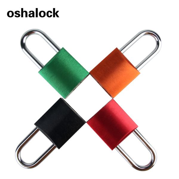 38mm Compact anodized Protect steel shackle Anodized aluminium safety padlock lockout with master