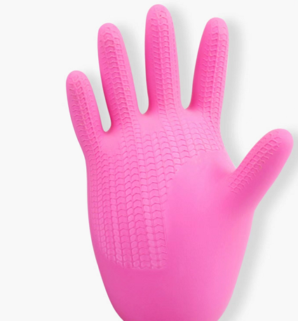 100G/Pair Kitchen Cleaning Gloves Anti Leakage 38CM Latex Lined Gloves