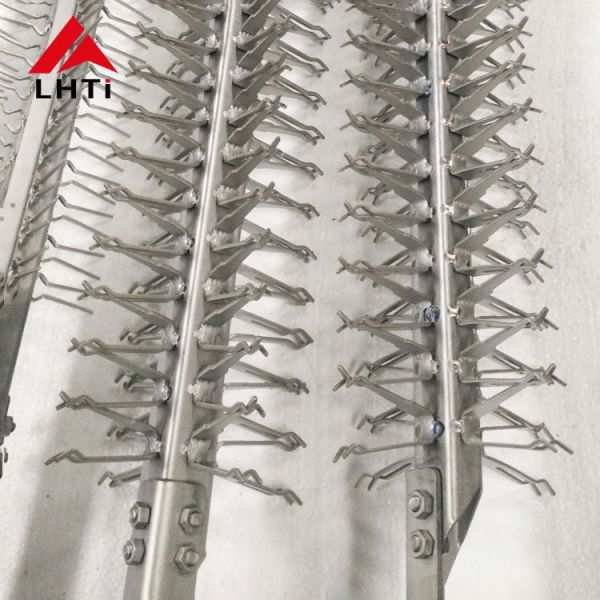 Polished Surface Titanium Anodizing Jigs Customized Gr1 Gr2