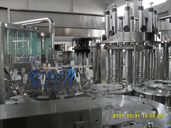 Electric Juice Automatic Water Bottle Filling Machine For Beverage Packaging